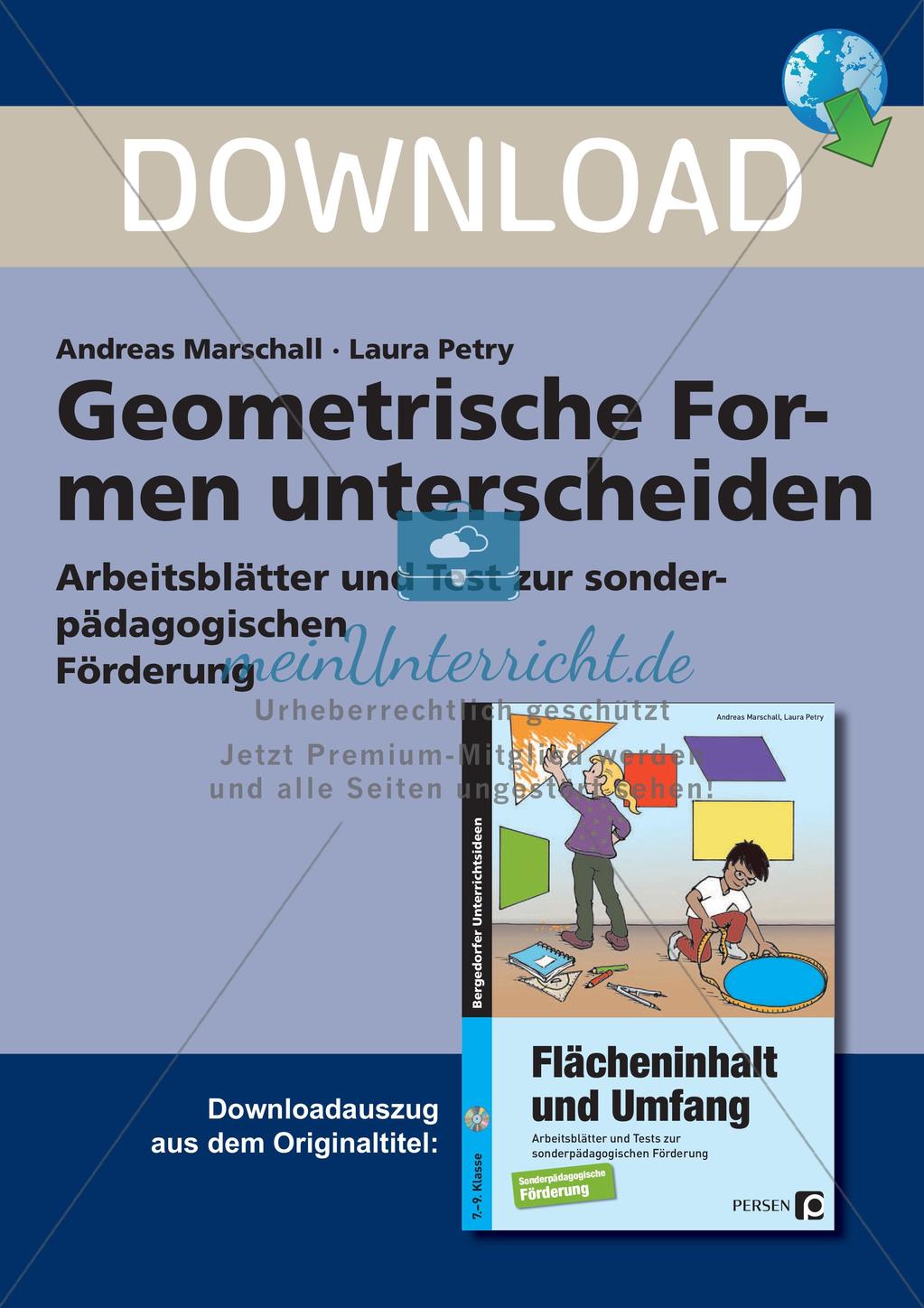 Die Unterscheidung geometrischer Formen Preview 1