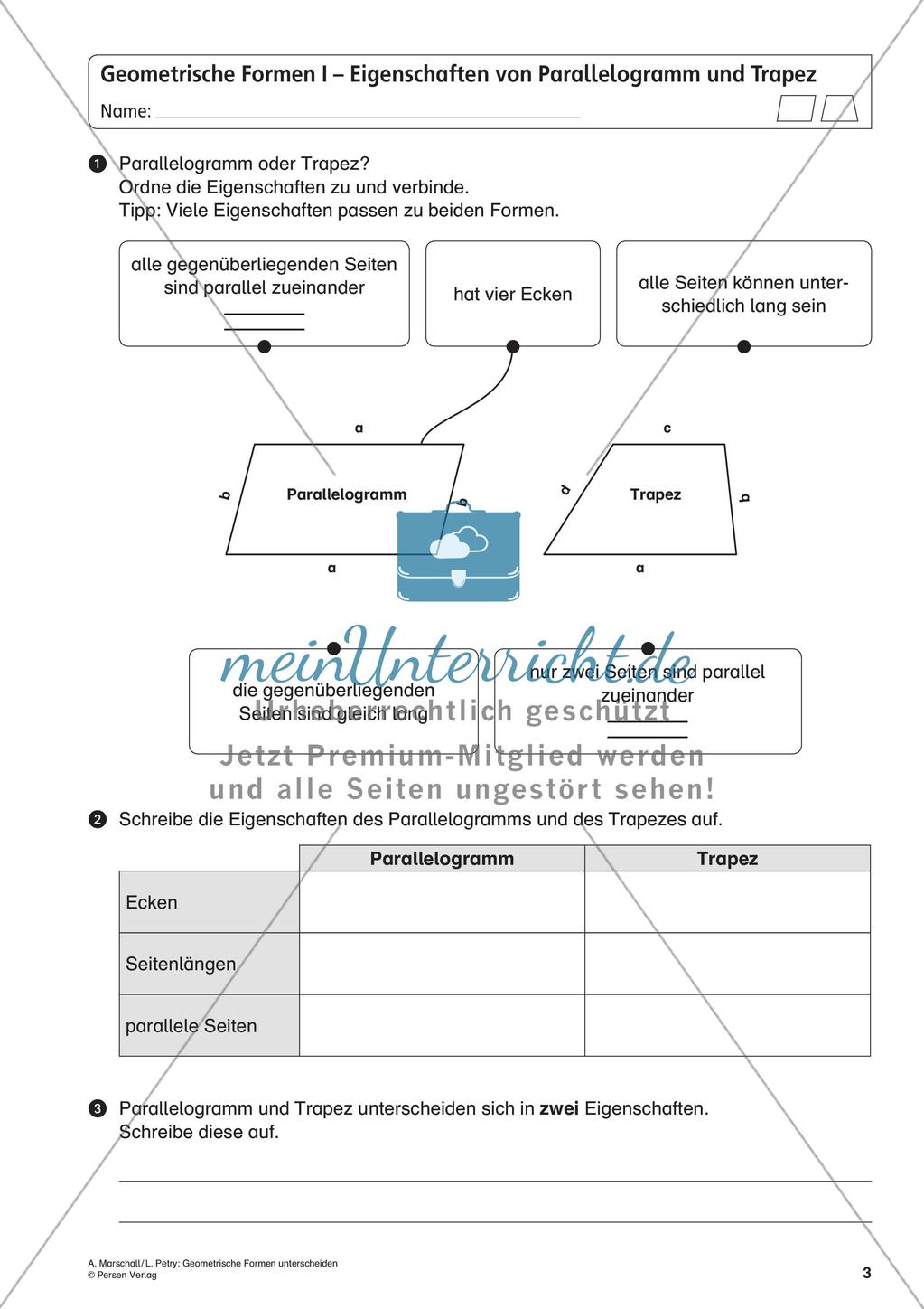 Die Unterscheidung geometrischer Formen Preview 5