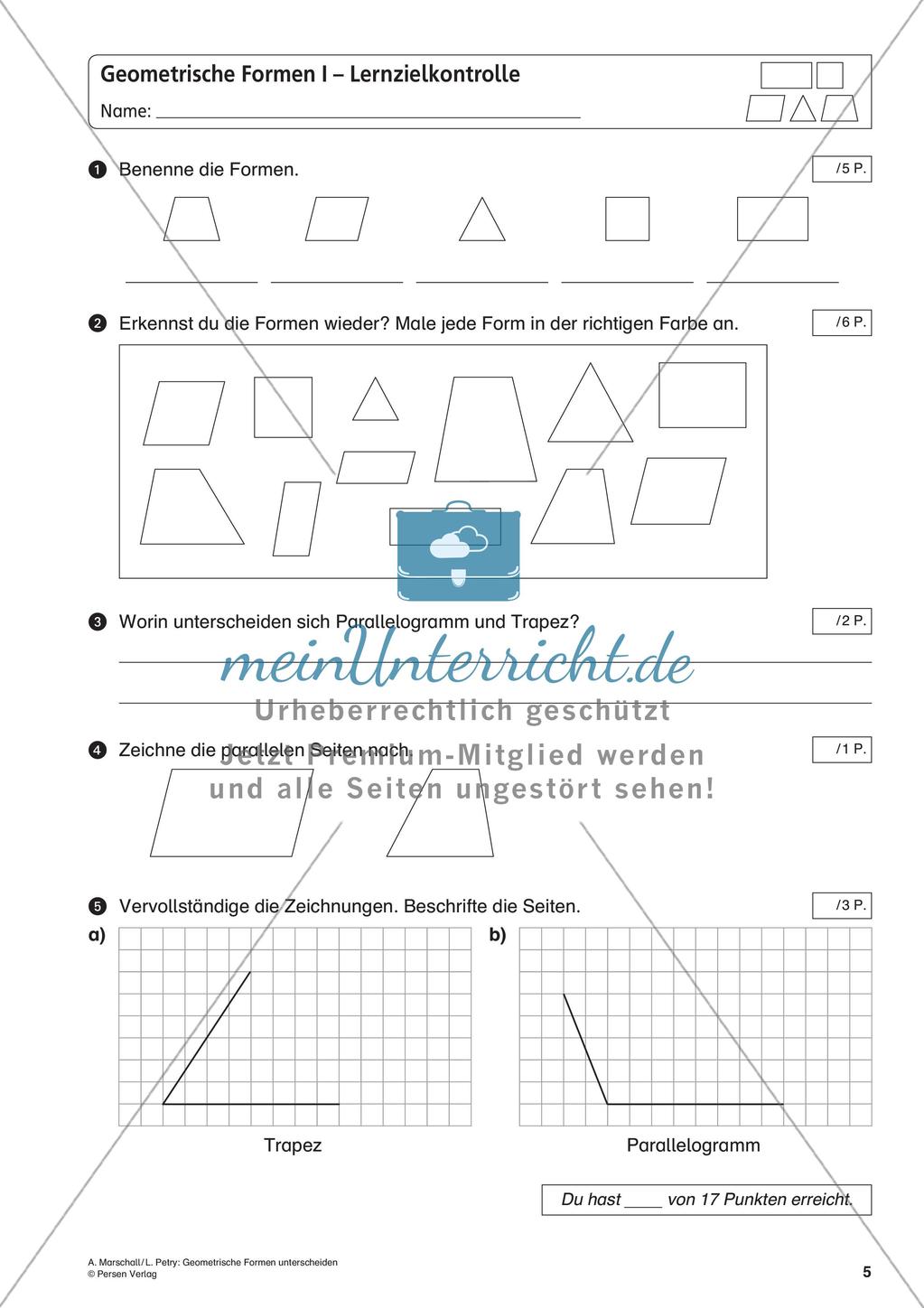 Die Unterscheidung geometrischer Formen Preview 7