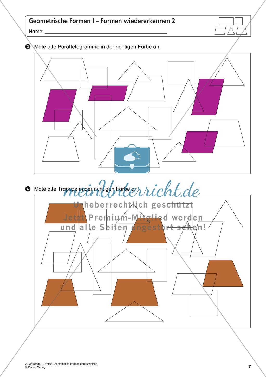Die Unterscheidung geometrischer Formen Preview 9