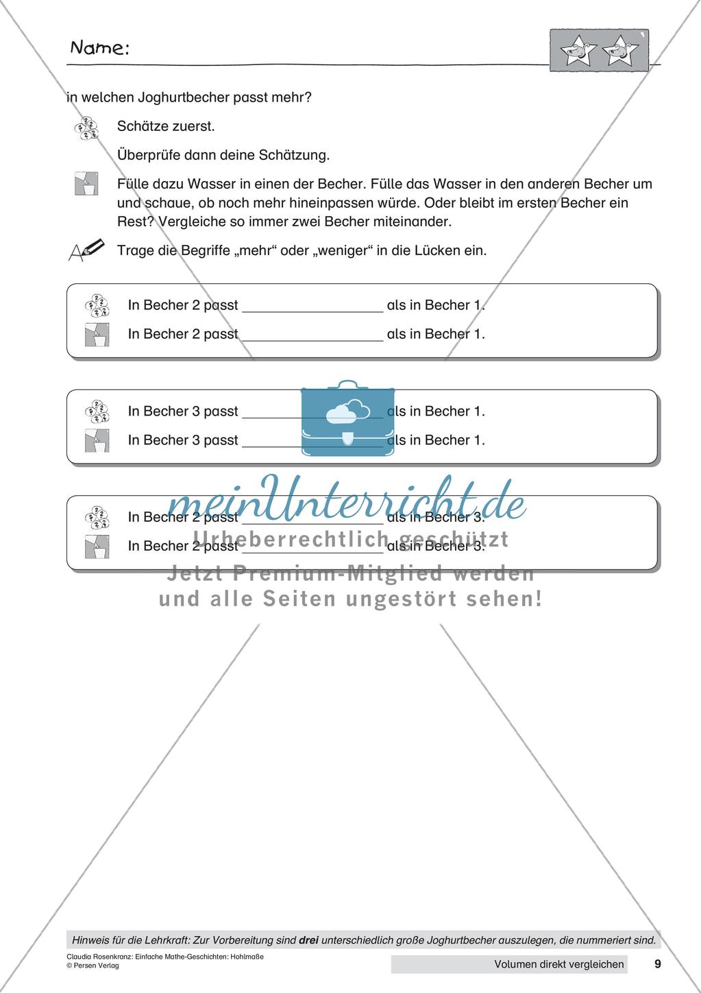 Diekter Vergleich von Volumina Preview 11