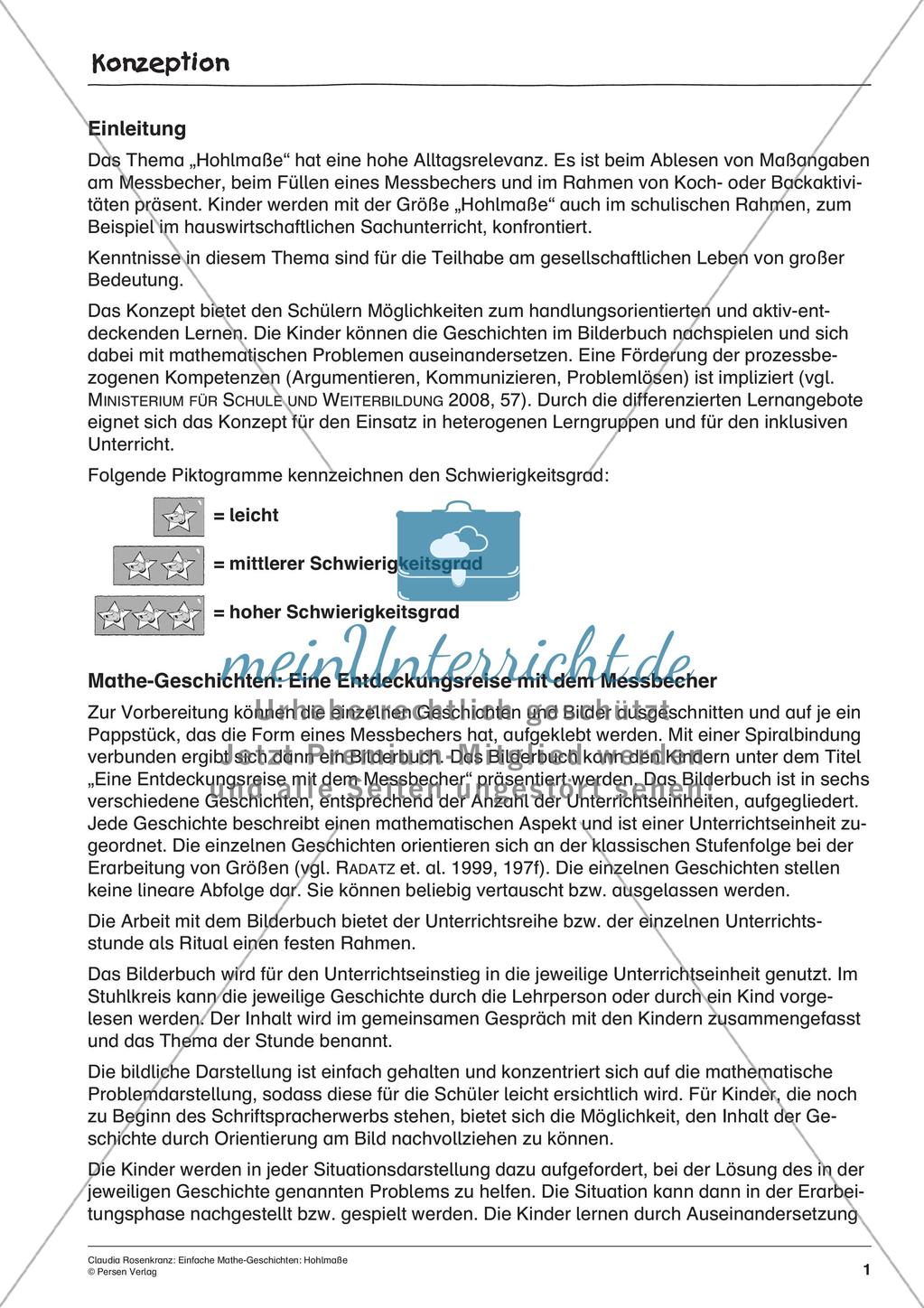 Das Rechnen mit den Maßeinheiten Liter und Milliliter Preview 3