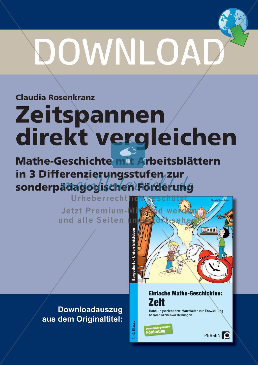 Der direkte Vergleich von Zeitspannen Preview 1