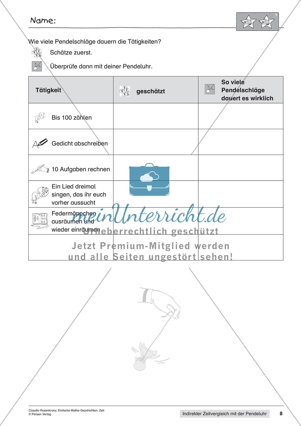 Der indirekter Zeitvergleich mit der Pendeluhr Preview 10