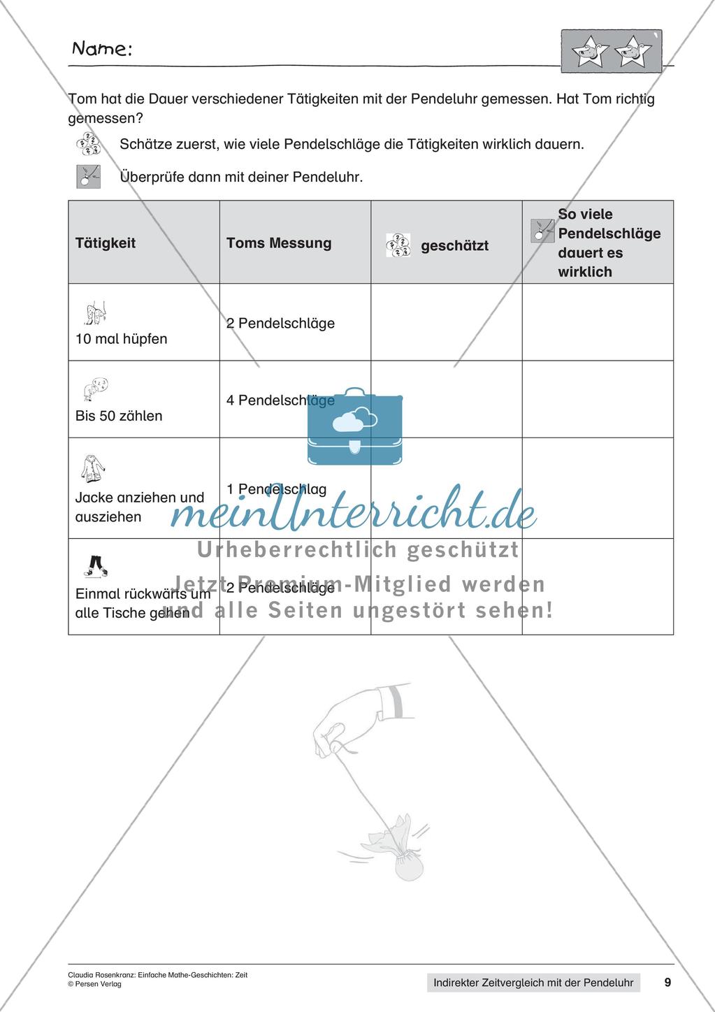 Der indirekter Zeitvergleich mit der Pendeluhr Preview 11