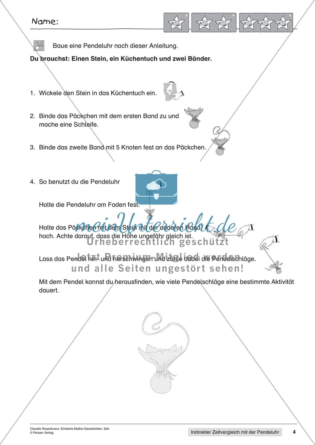 Der indirekter Zeitvergleich mit der Pendeluhr Preview 6