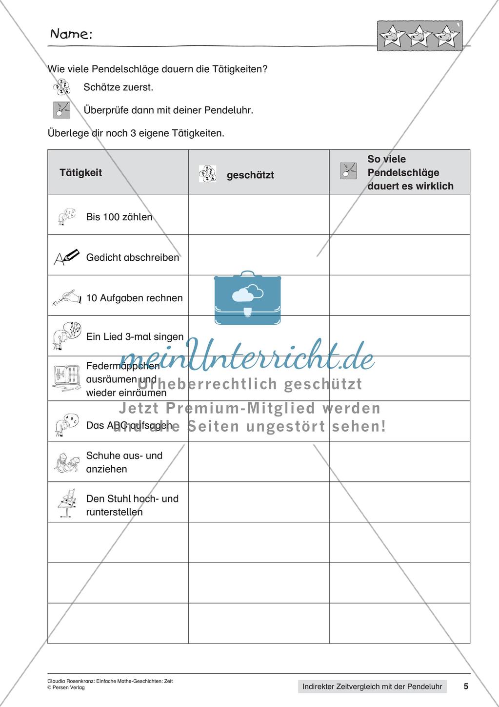 Der indirekter Zeitvergleich mit der Pendeluhr Preview 7