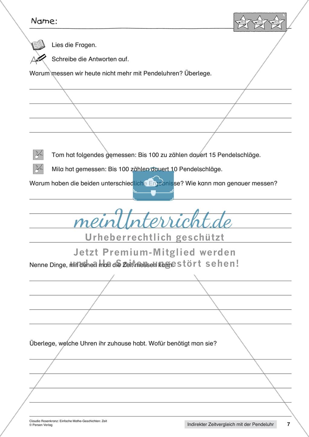 Der indirekter Zeitvergleich mit der Pendeluhr Preview 9