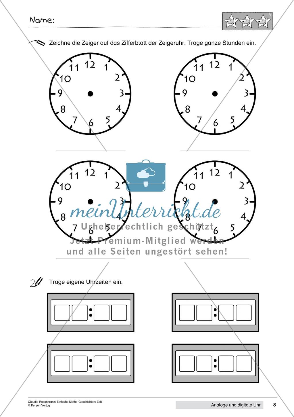Die analoge und digitale Uhr Preview 10