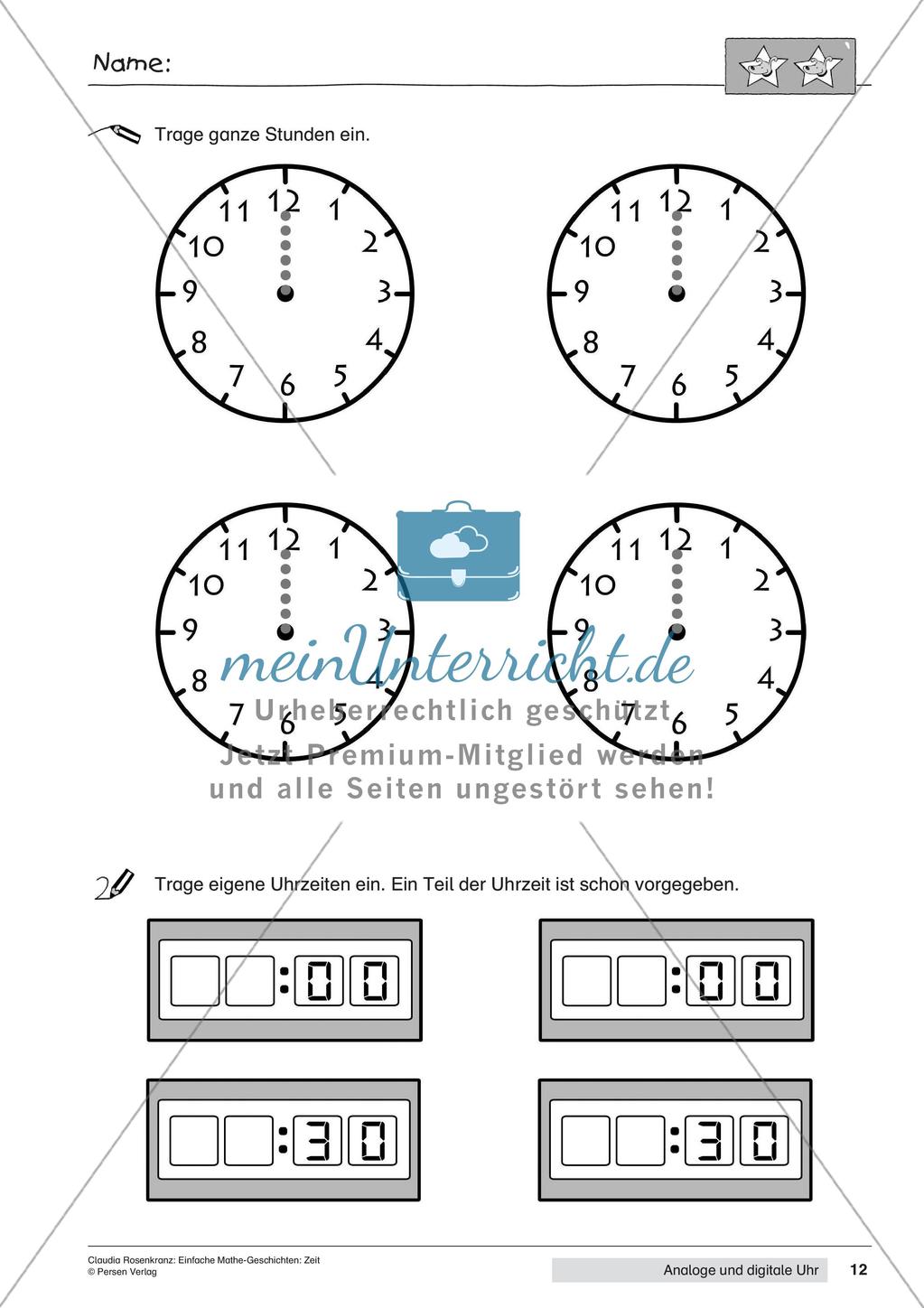 Die analoge und digitale Uhr Preview 14