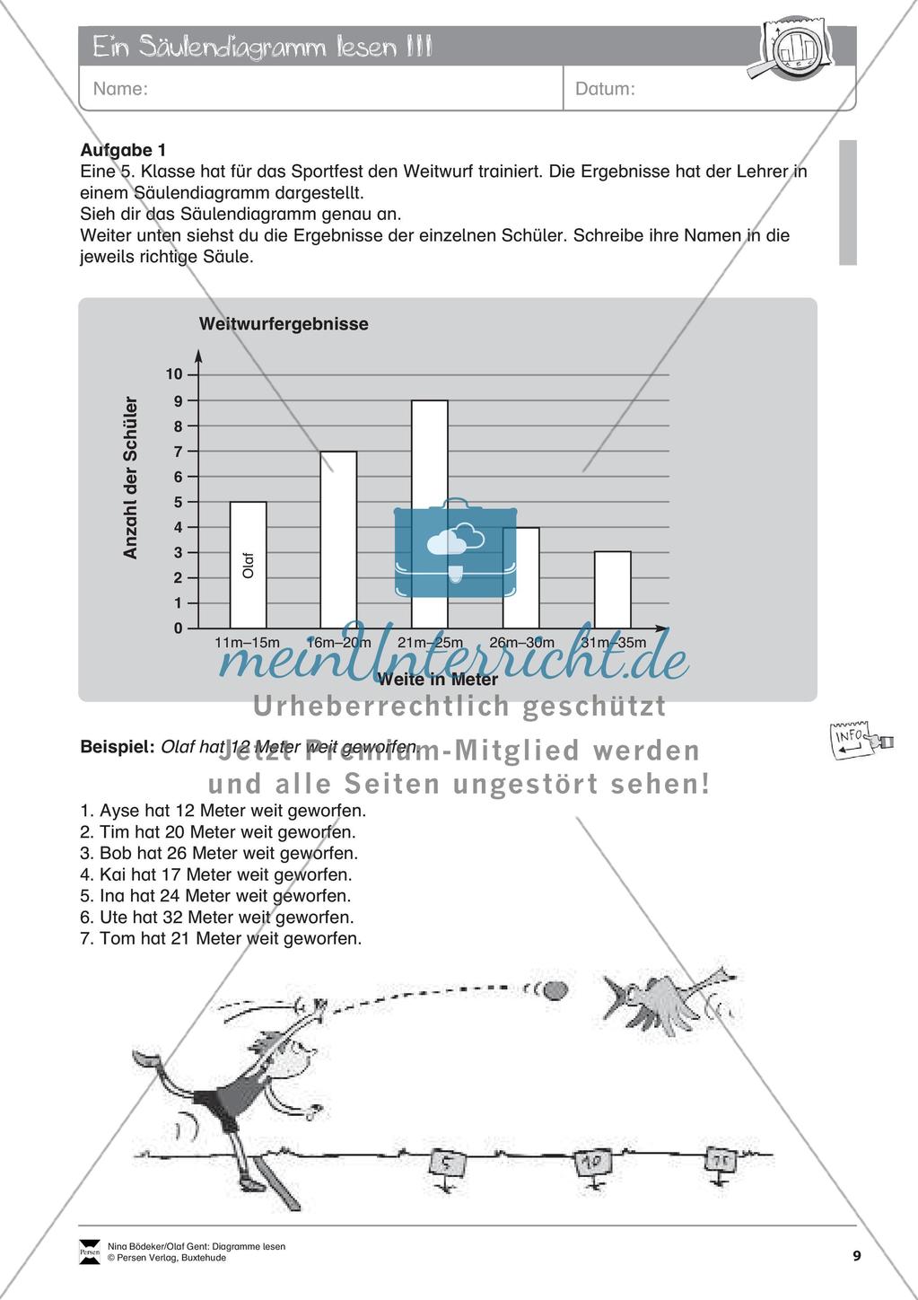 Statistik: Lesen von Diagrammen Preview 11