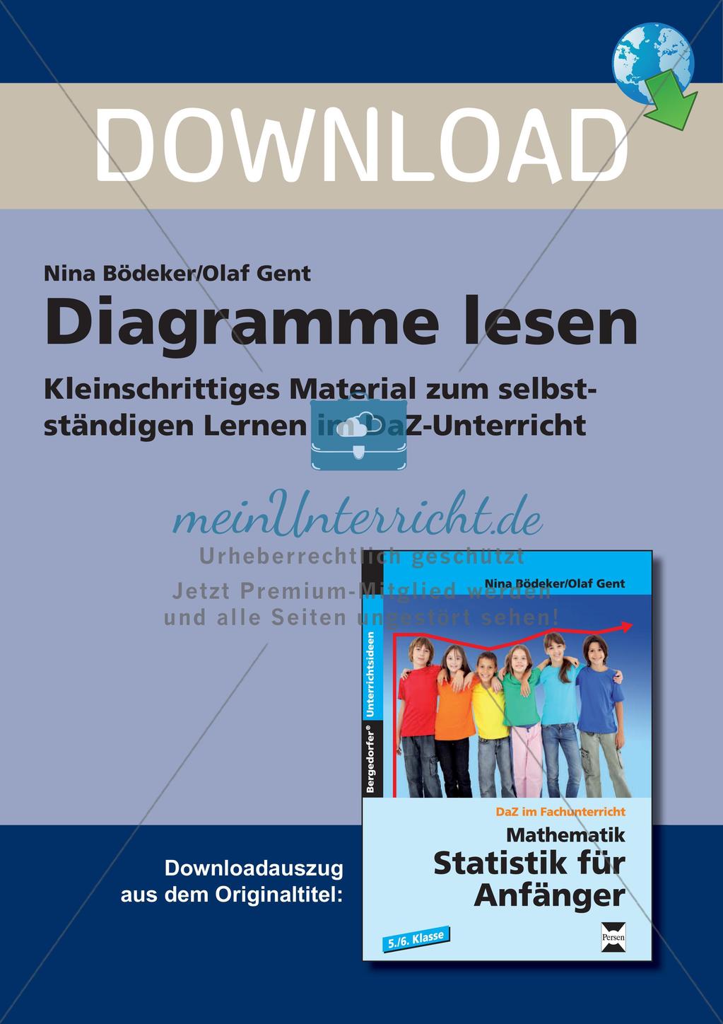 Statistik: Lesen von Diagrammen Preview 1