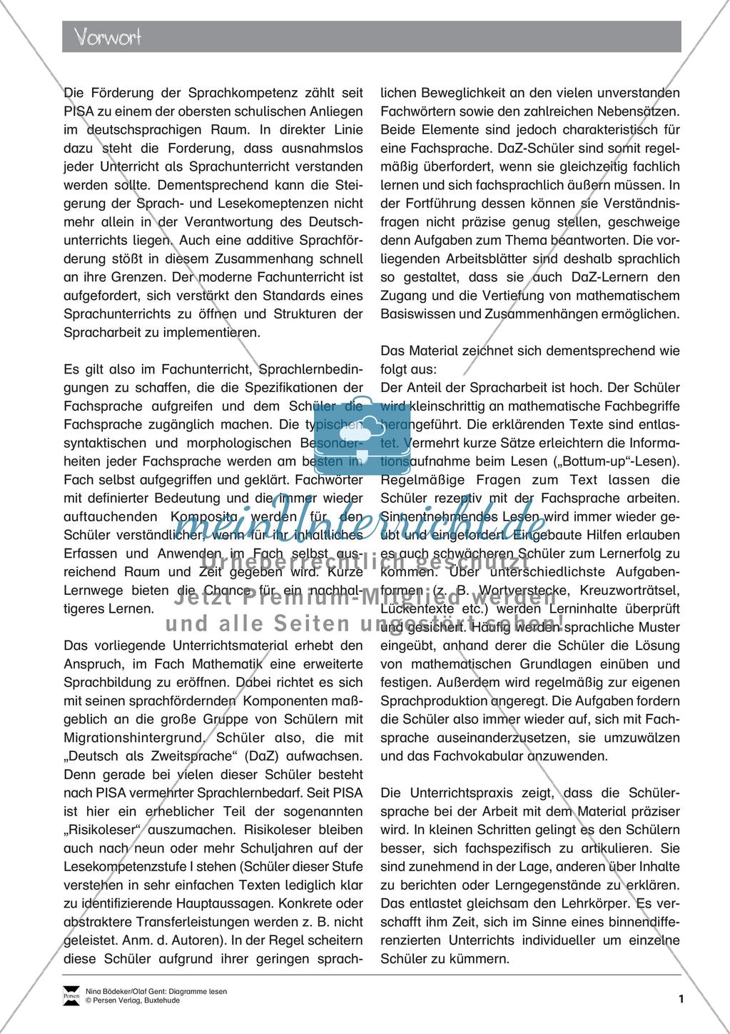 Statistik: Lesen von Diagrammen Preview 3