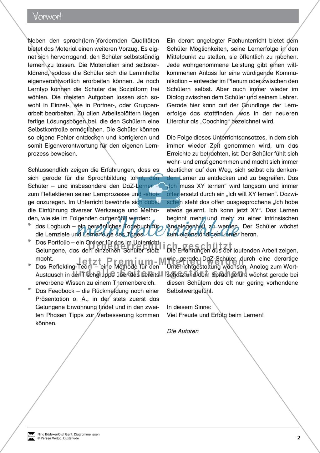 Statistik: Lesen von Diagrammen Preview 4
