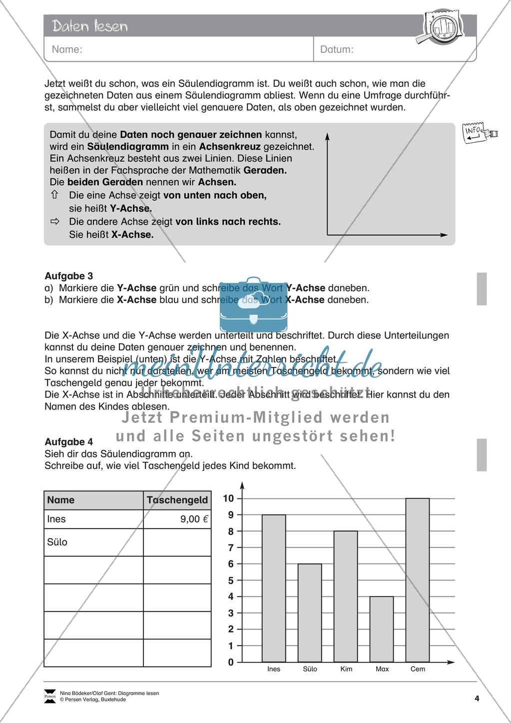 Statistik: Lesen von Diagrammen Preview 6
