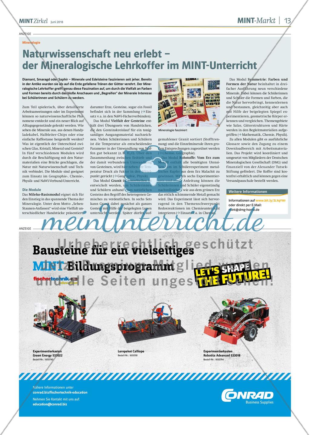 MINT Zirkel - Ausgabe 2, Juni 2018 Preview 13