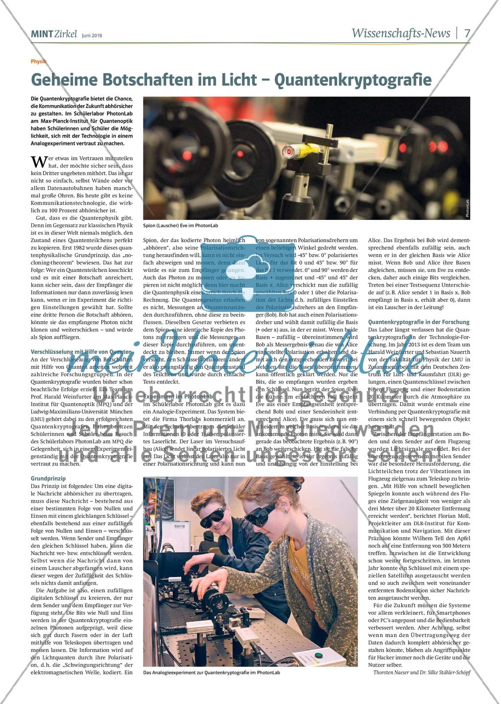 MINT Zirkel - Ausgabe 2, Juni 2018 Preview 7