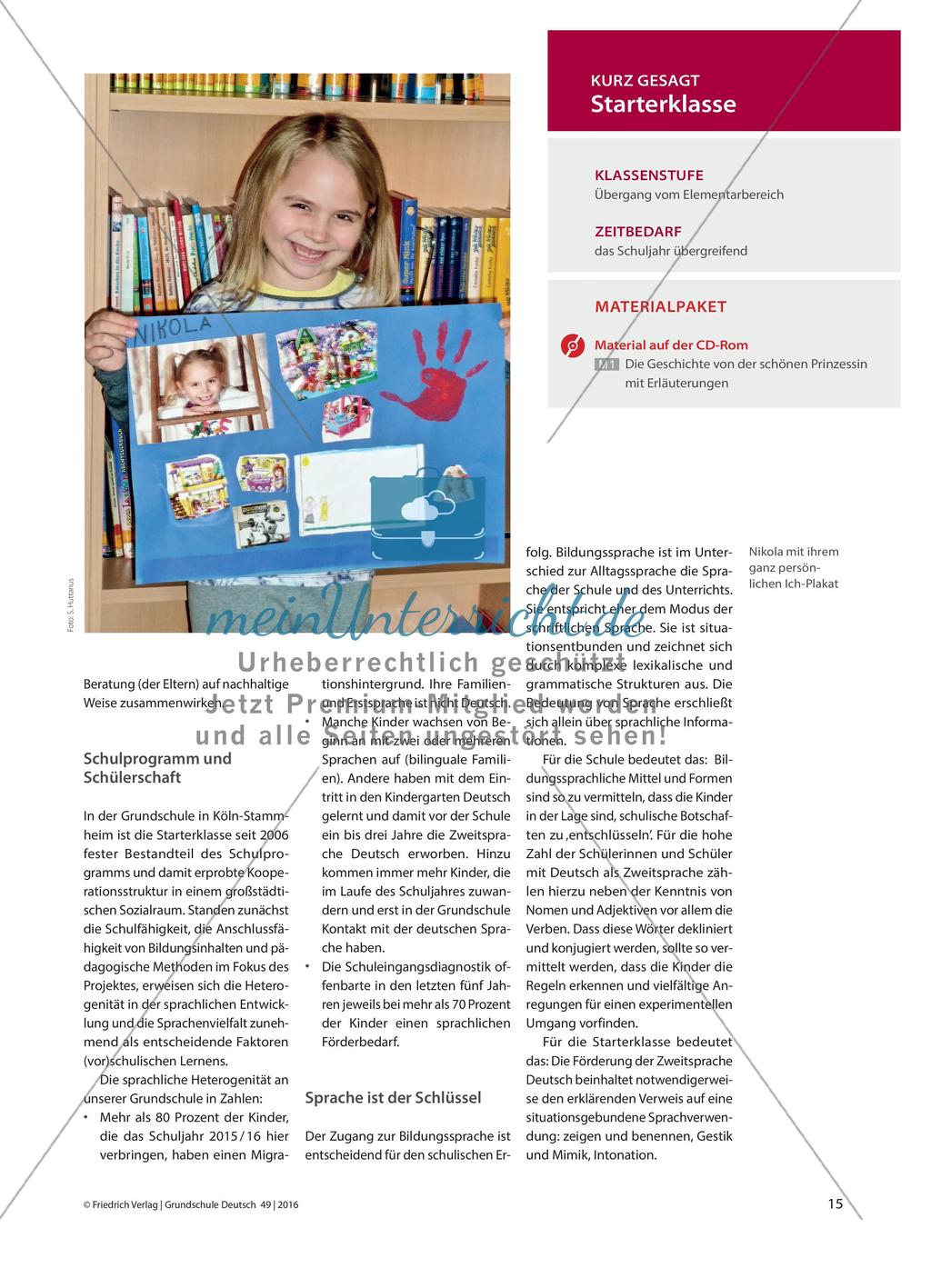 Der Schulanfang ist keine