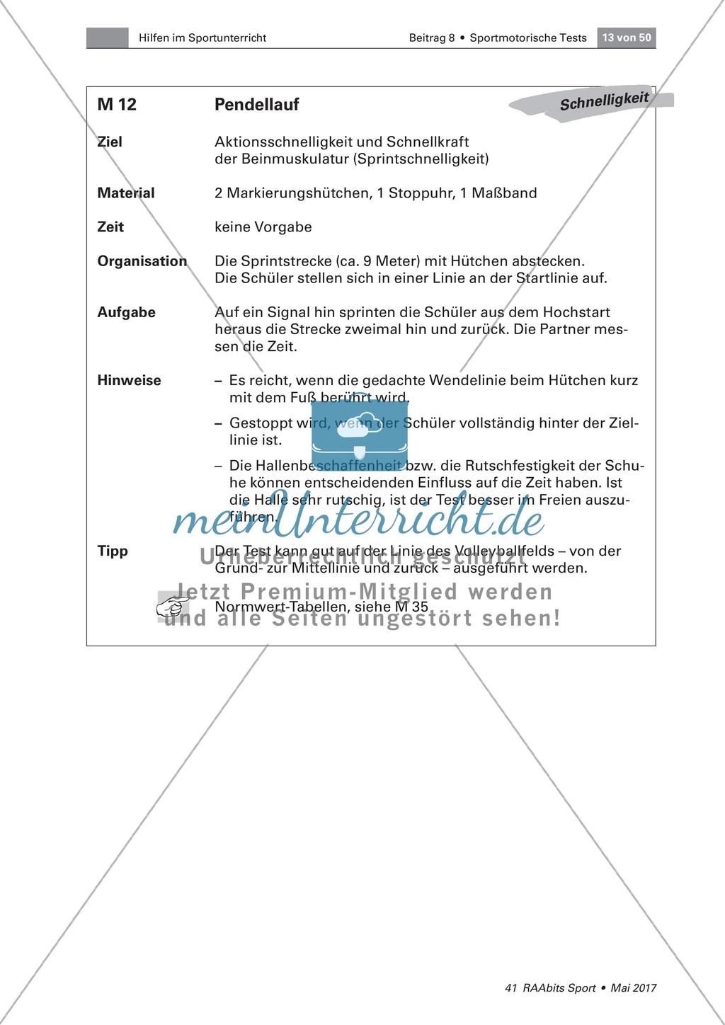 Testverfahren im Schulsport Preview 11
