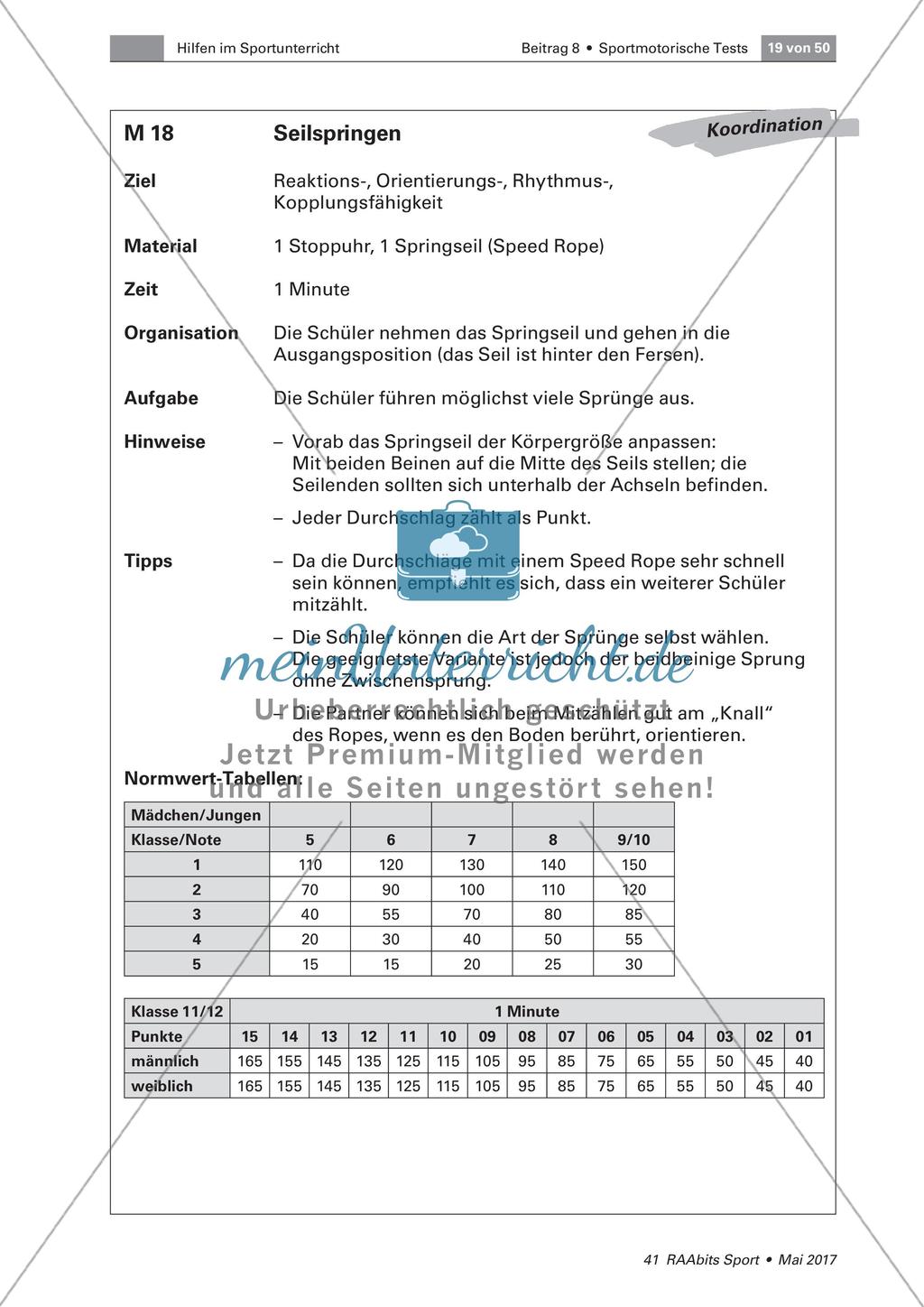 Testverfahren im Schulsport Preview 17