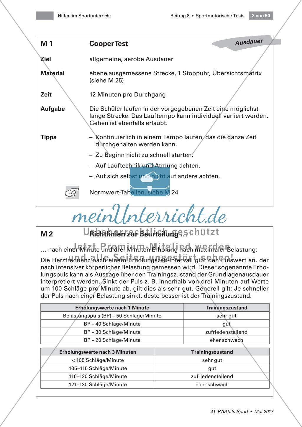 Testverfahren im Schulsport Preview 1