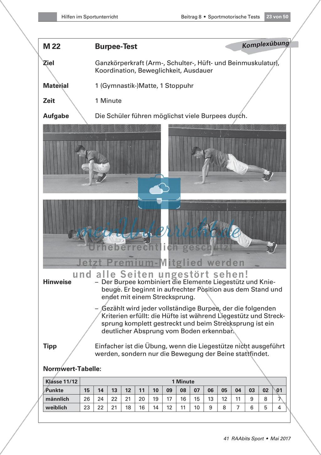 Testverfahren im Schulsport Preview 21