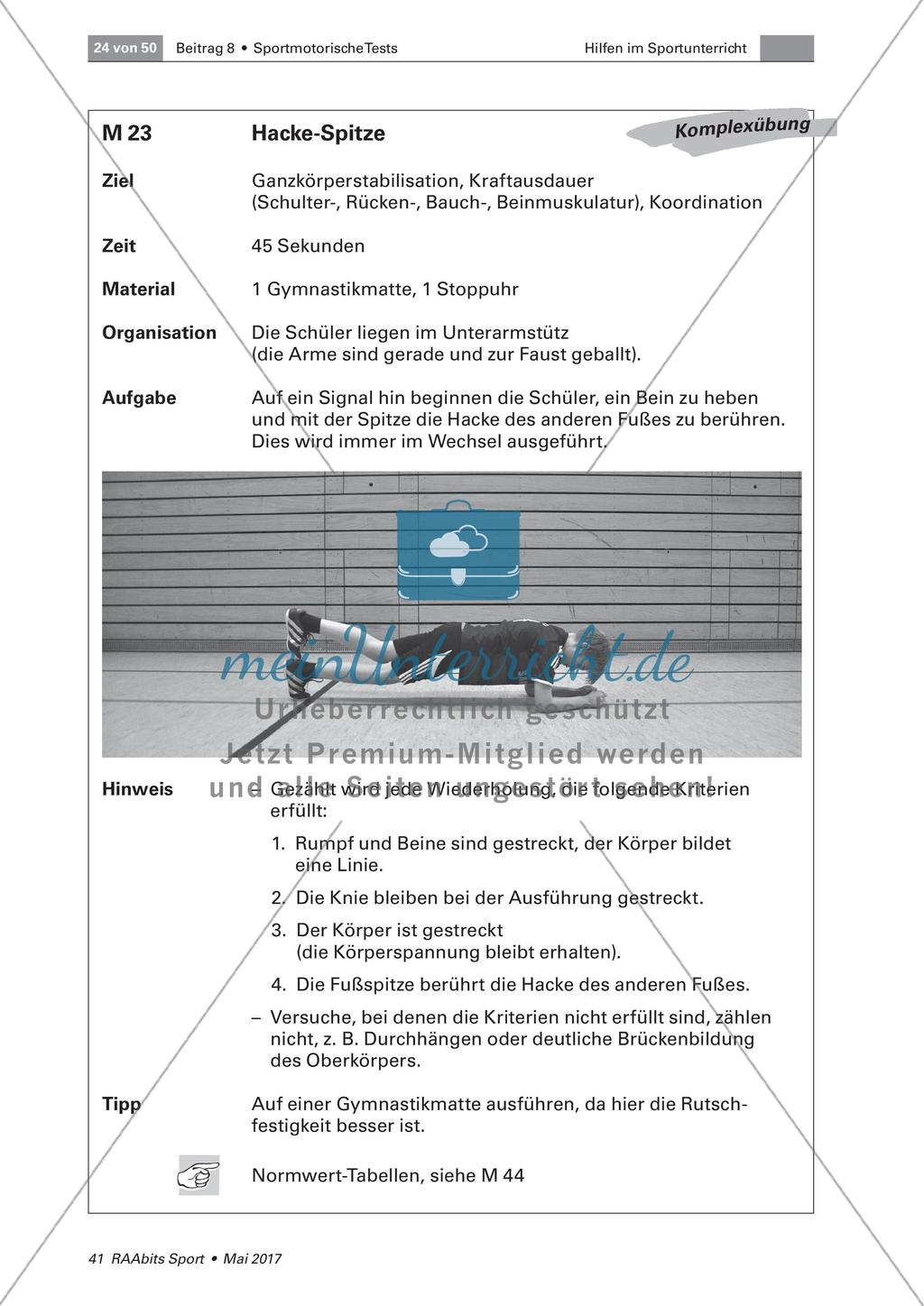 Testverfahren im Schulsport Preview 22