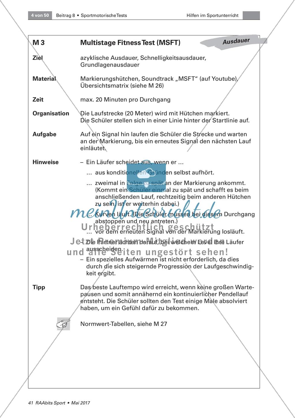 Testverfahren im Schulsport Preview 2