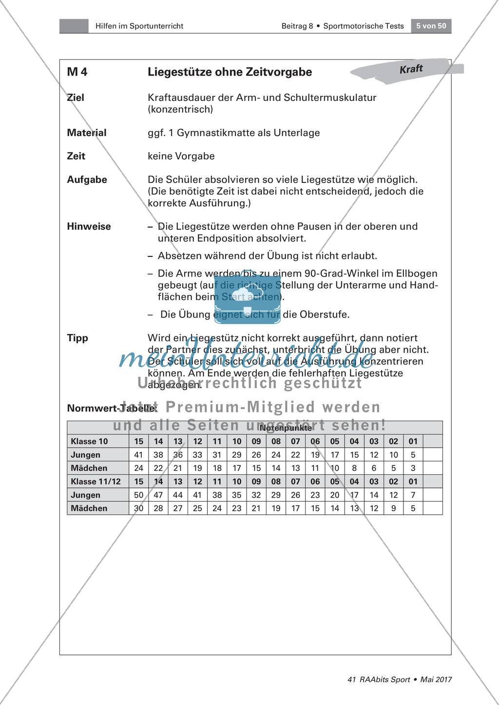 Testverfahren im Schulsport Preview 3