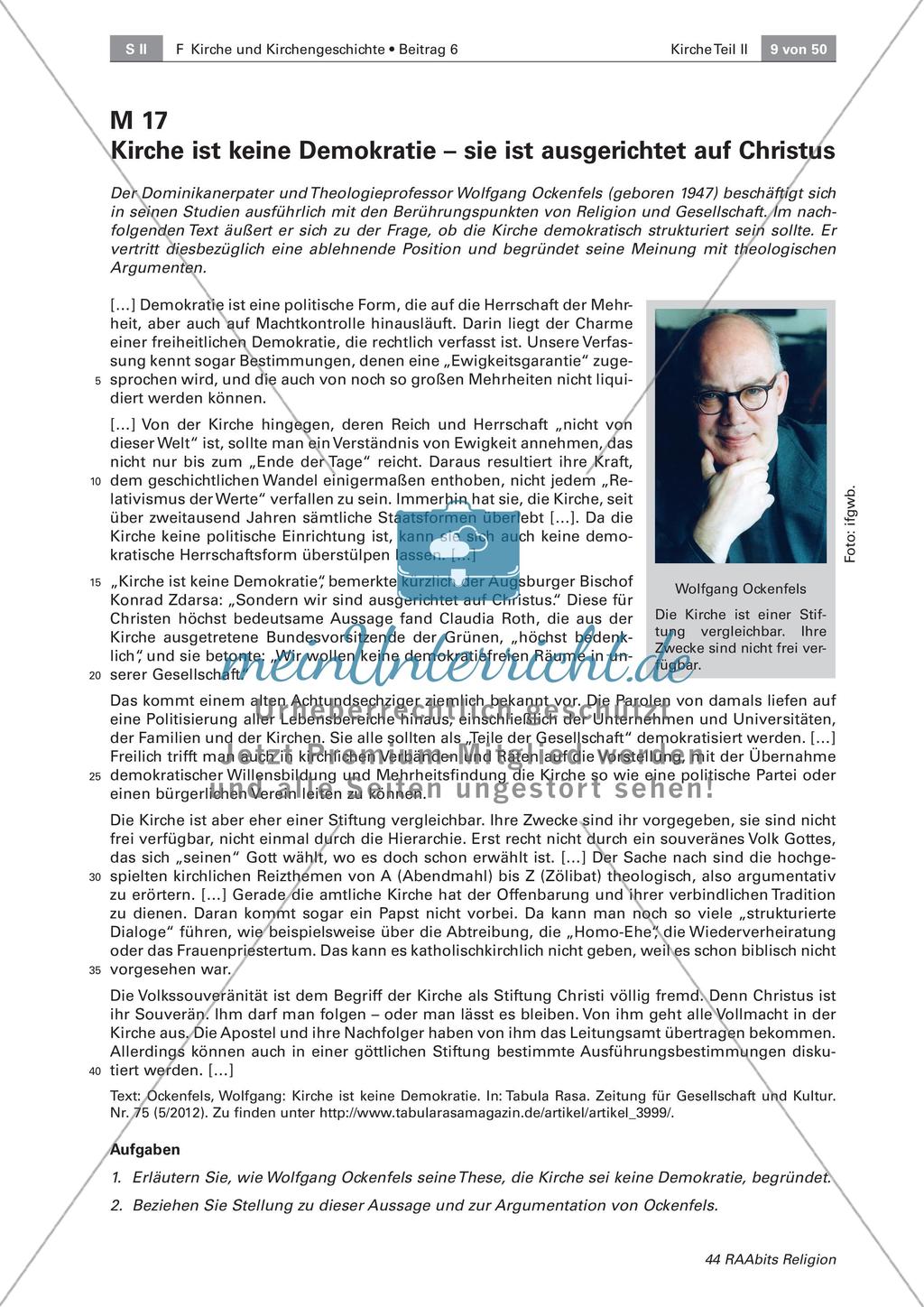 Die Kirche: Demokratie oder Theokratie? Preview 2