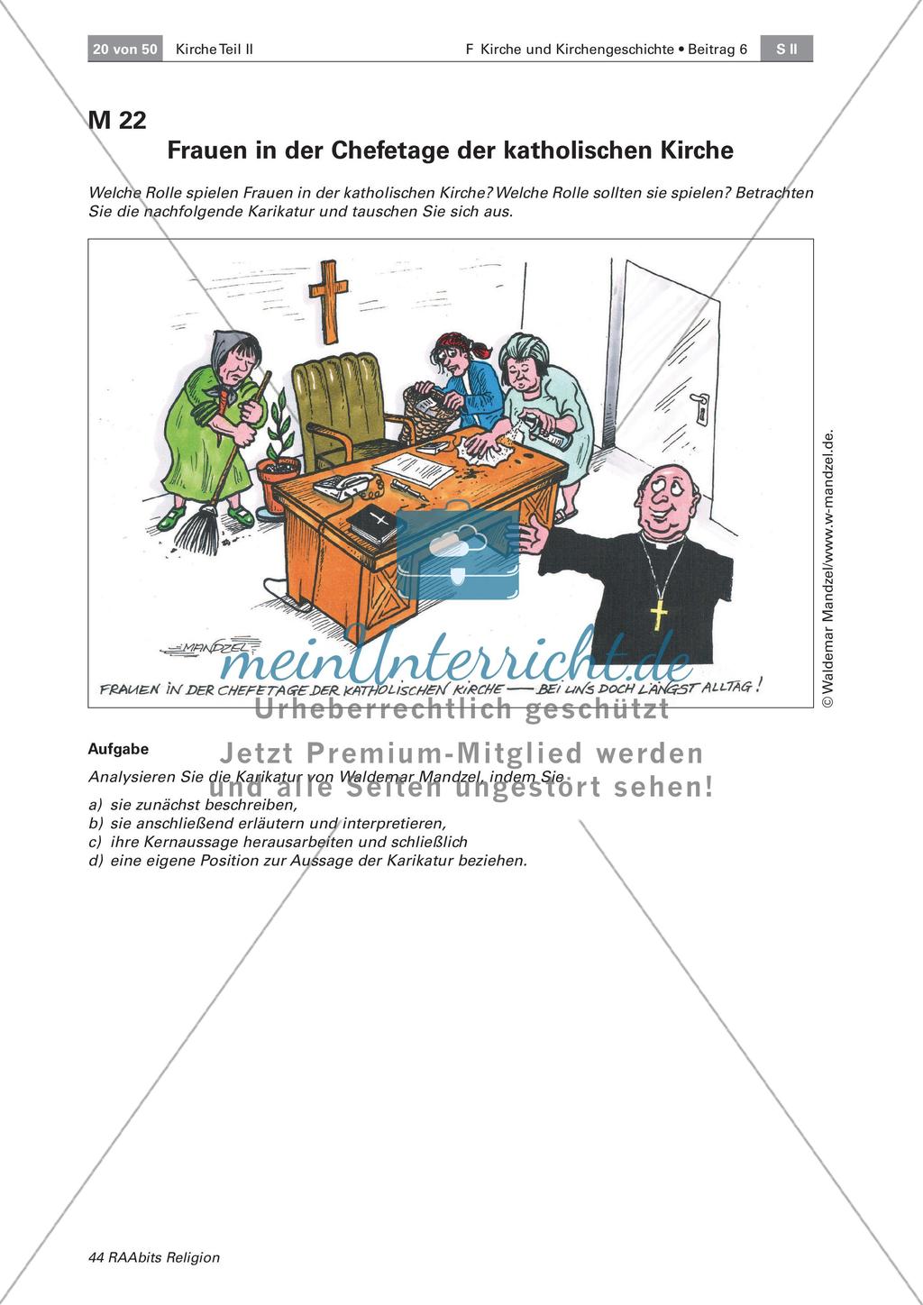 Die Rolle der Frau in der katholischen Kirche Preview 1