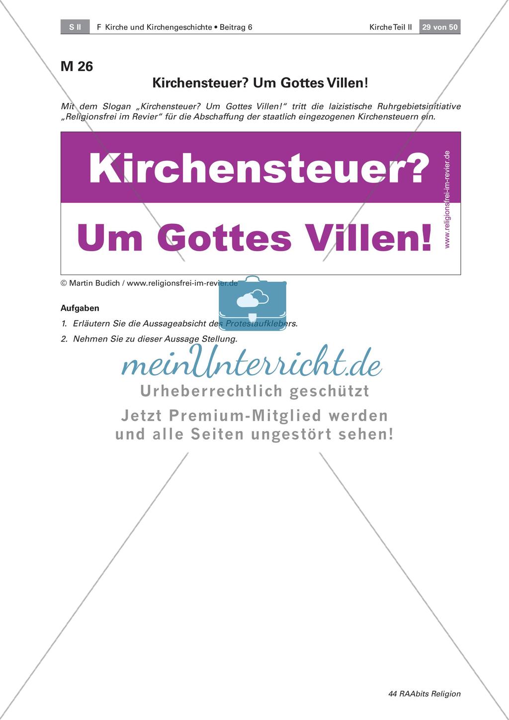 Die Kirchensteuer: Pro und Kontra Preview 1