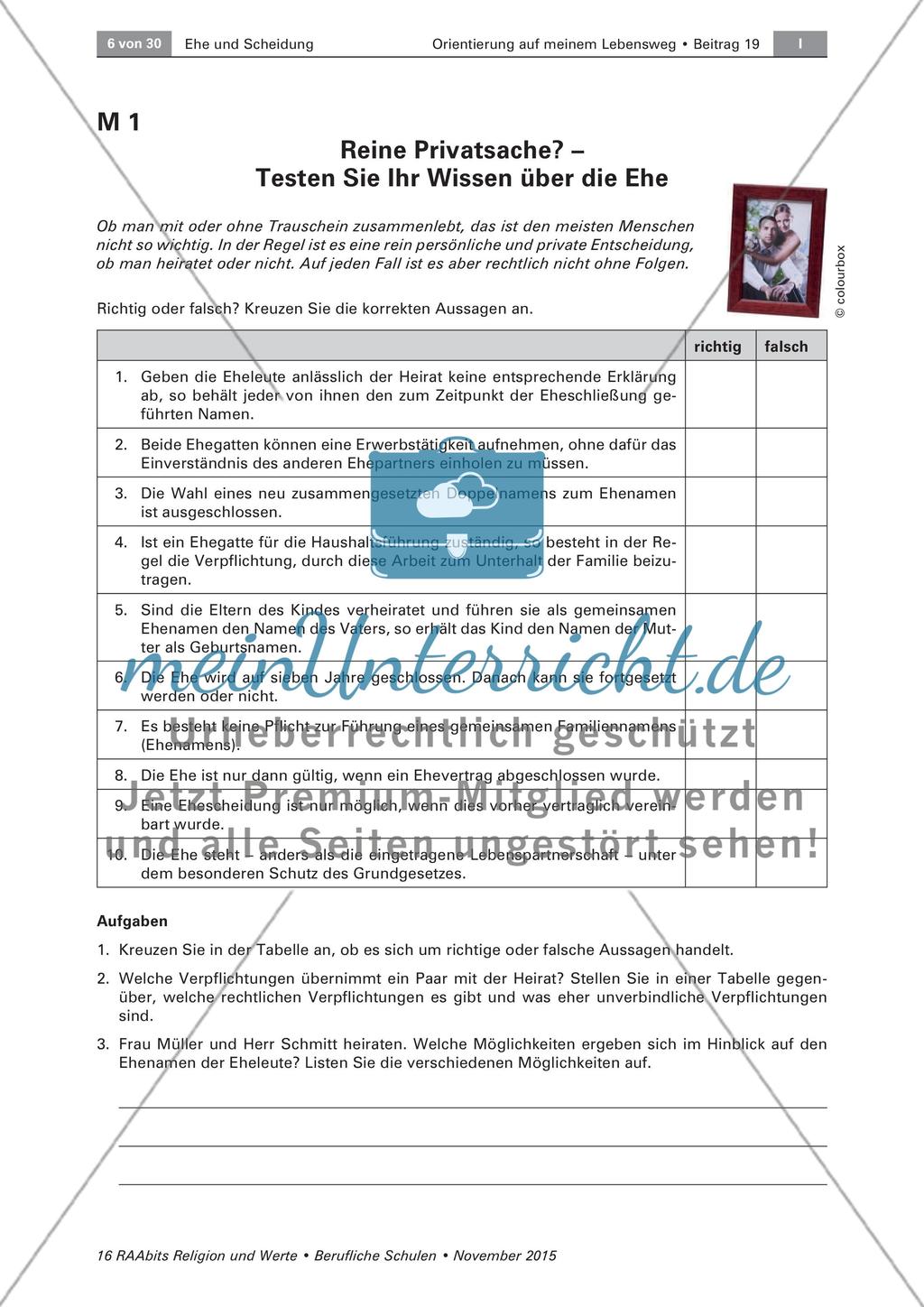 Das Ehe- und Scheidungsrecht Preview 1