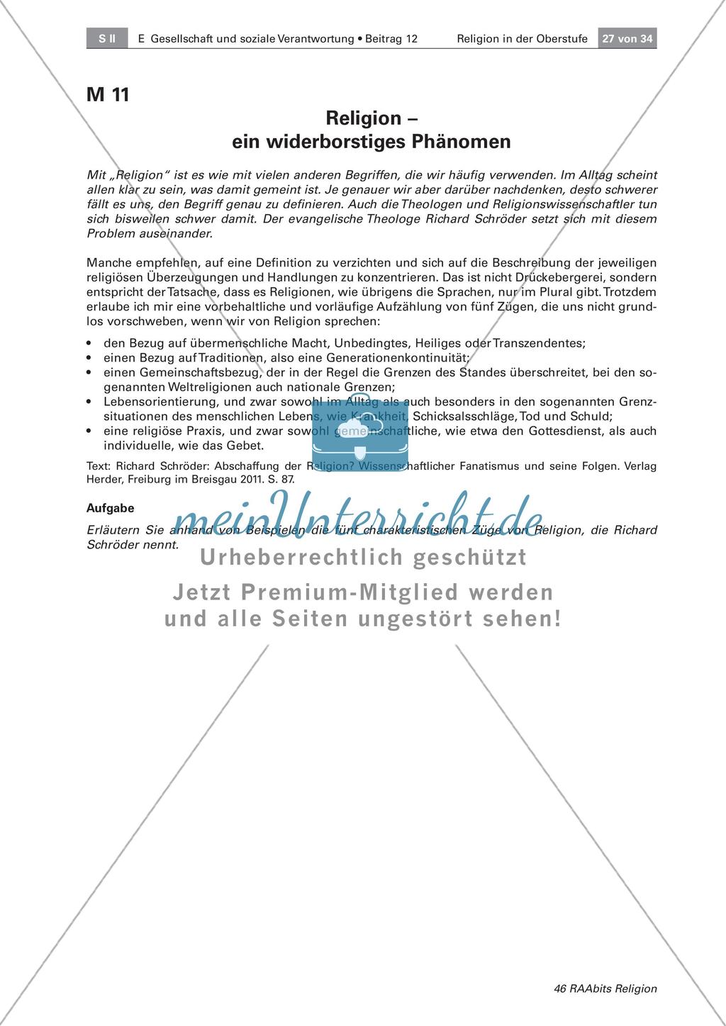 Der Begriff der Religion Preview 1