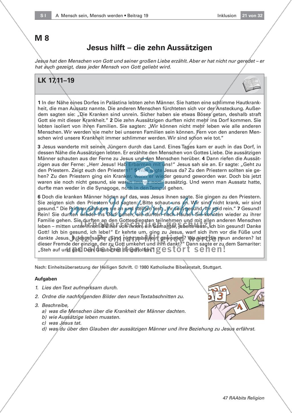 Jesus und Menschen, die anders sind Preview 1
