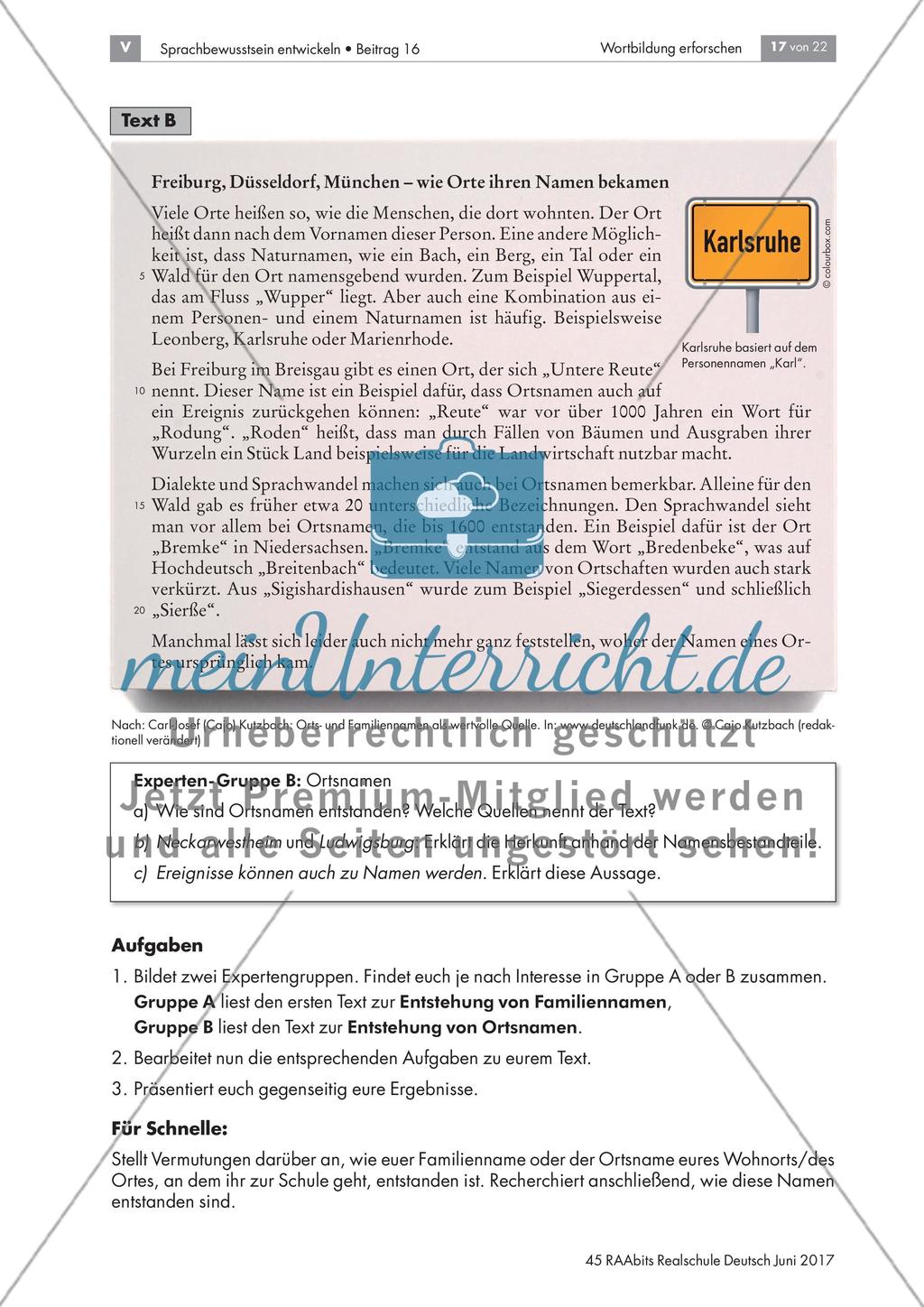Personen-, Ortsbezeichnungen und Abkürzungen Preview 2