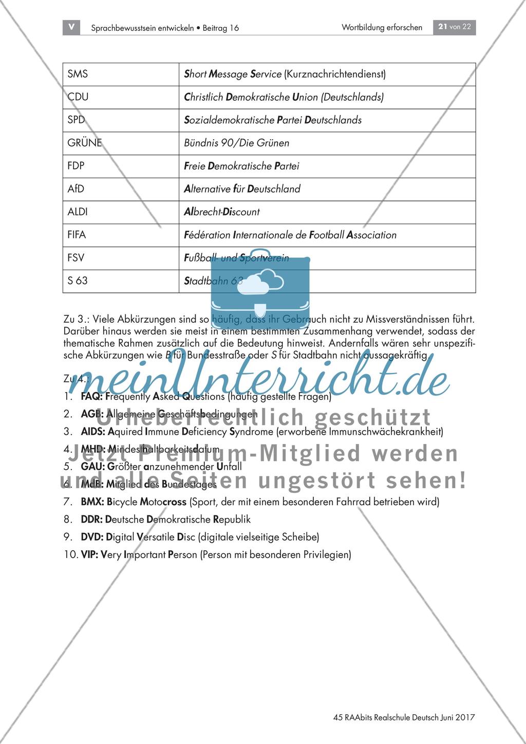 Personen-, Ortsbezeichnungen und Abkürzungen Preview 6