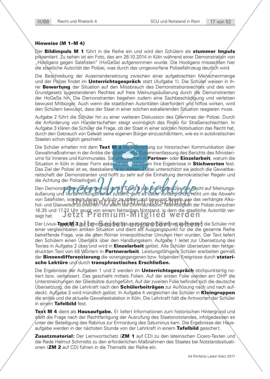 Recht und Rhetorik: Maßnahmen des Staates bei innenpolitischen Ausnahmezuständen Preview 5