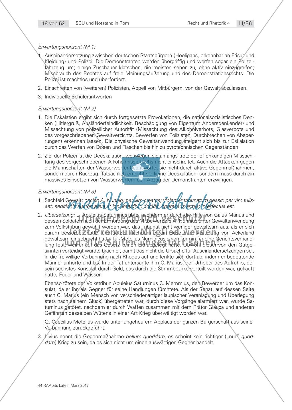 Recht und Rhetorik: Maßnahmen des Staates bei innenpolitischen Ausnahmezuständen Preview 6