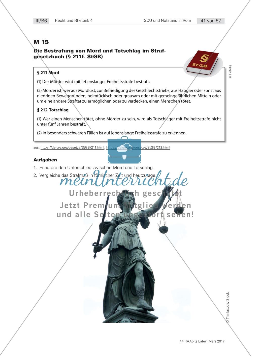 Recht und Rhetorik: Ciceros Darstellung angemessener Maßnahmen bei einem Staatsnotstand Preview 1