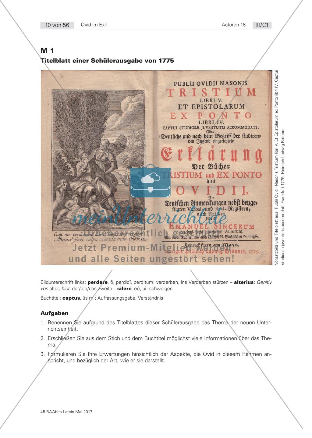 Ovid im Exil: Abschied von Rom Preview 1