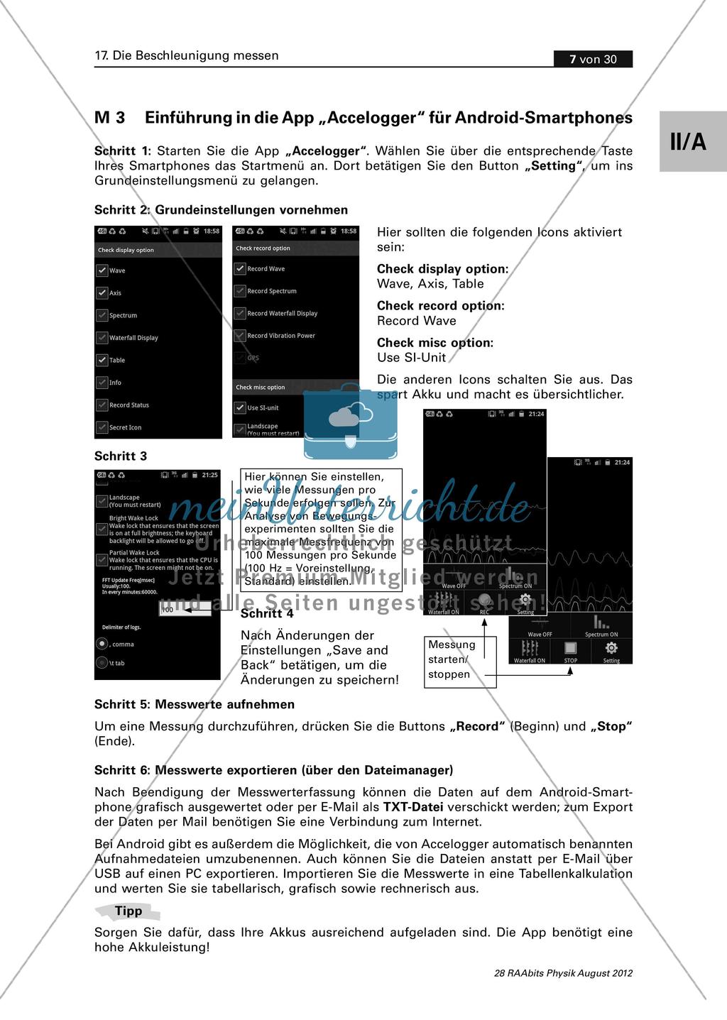 Mechanik: Experimente mit Smartphones Preview 3