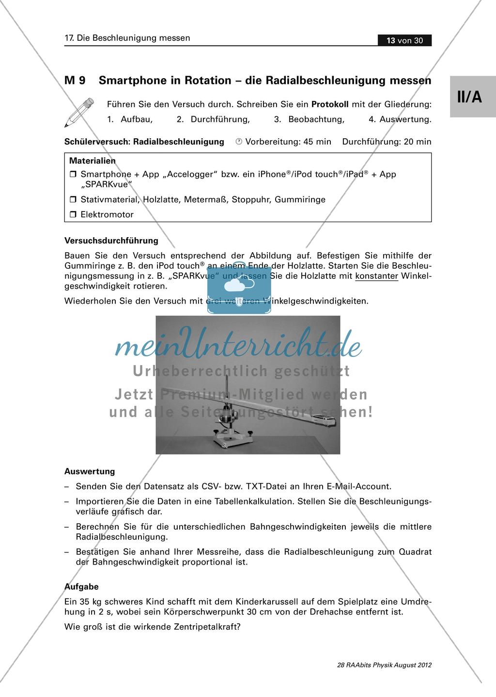 Mechanik: Experimente mit Smartphones Preview 9
