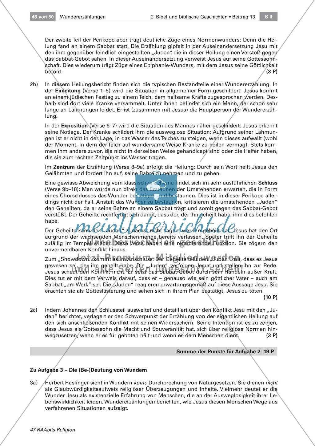 Leistungsüberprüfung: Neutestamentliche Wundererzählungen Preview 4