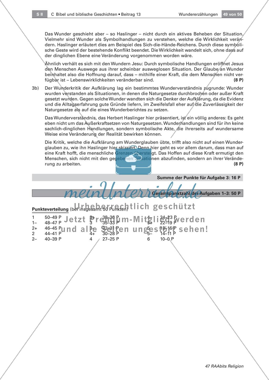 Leistungsüberprüfung: Neutestamentliche Wundererzählungen Preview 5