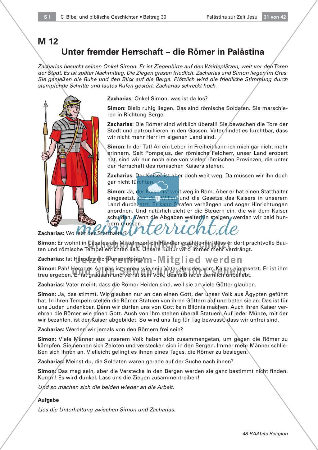 Die Römer in Palästina Preview 1