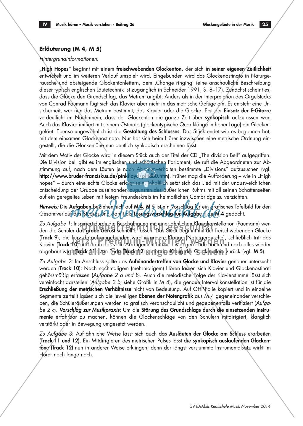 Glockengeläute in der Musik: Erläuterungen Preview 3