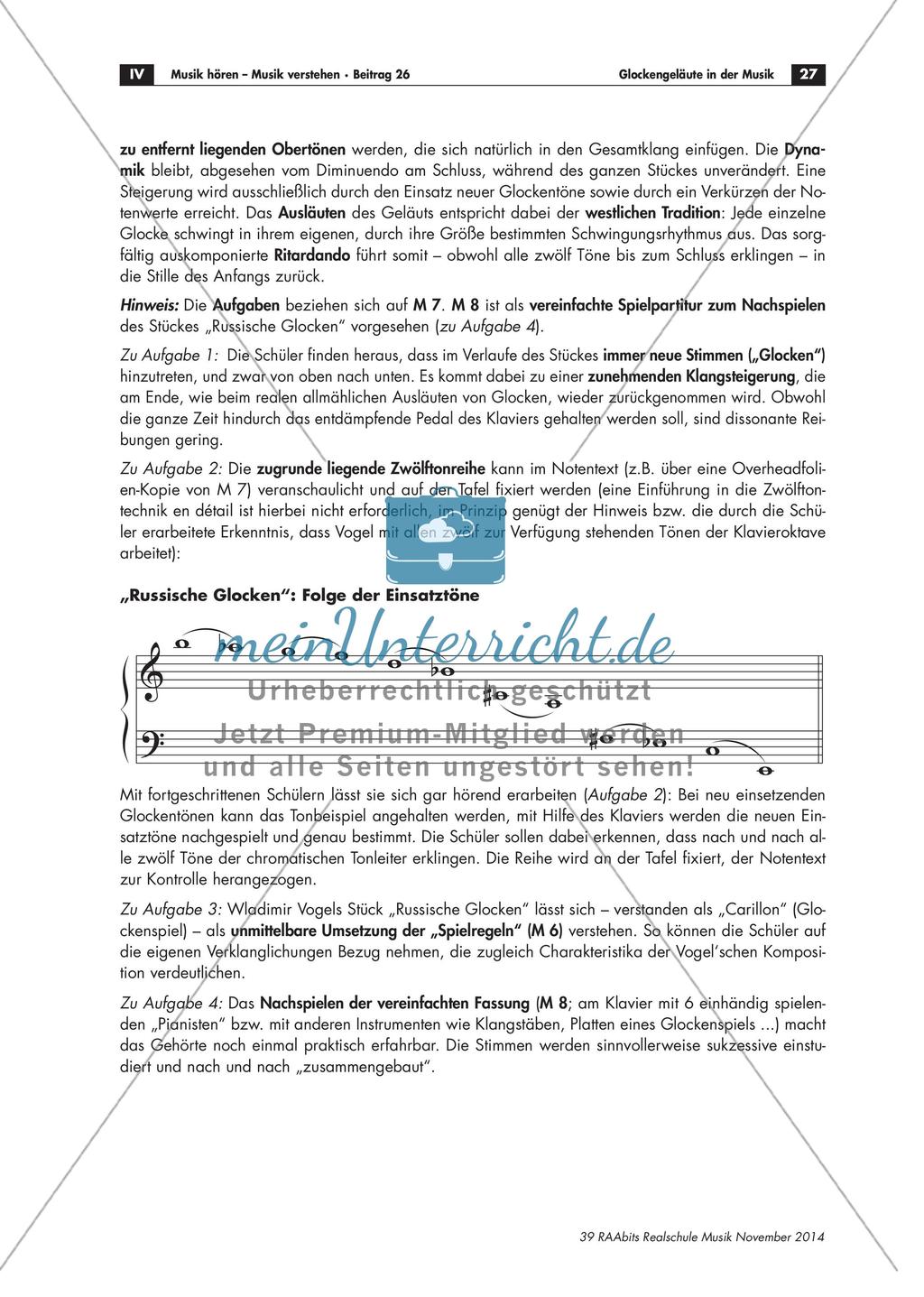 Glockengeläute in der Musik: Erläuterungen Preview 5
