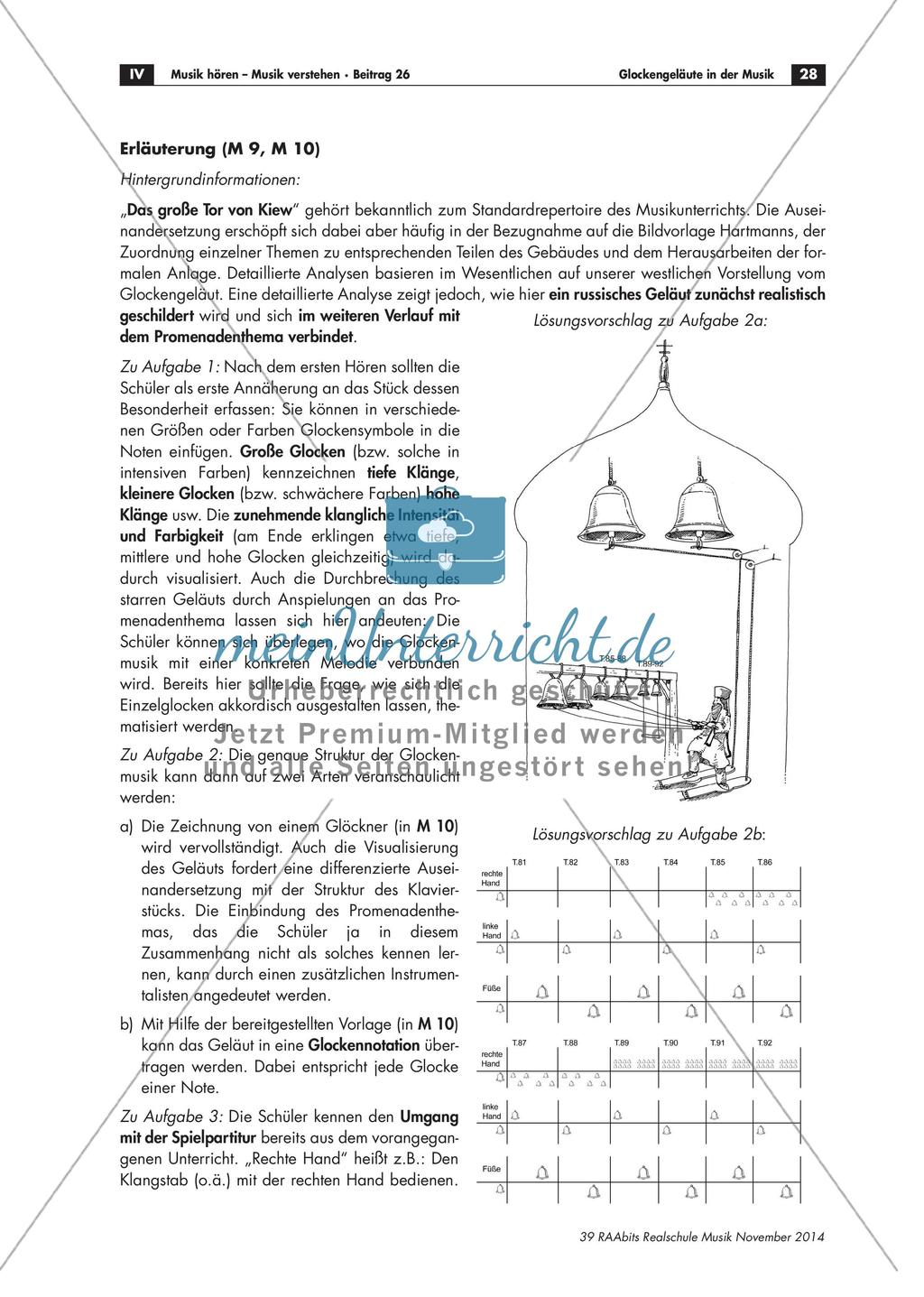 Glockengeläute in der Musik: Erläuterungen Preview 6