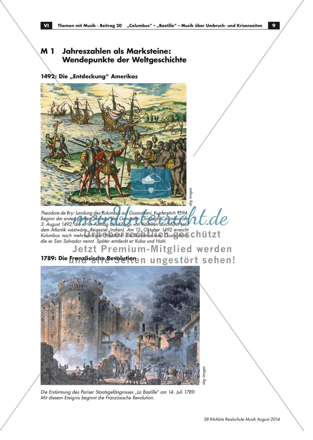 Musik über Umbruch- und Krisenzeiten: Columbus 1492 Preview 1